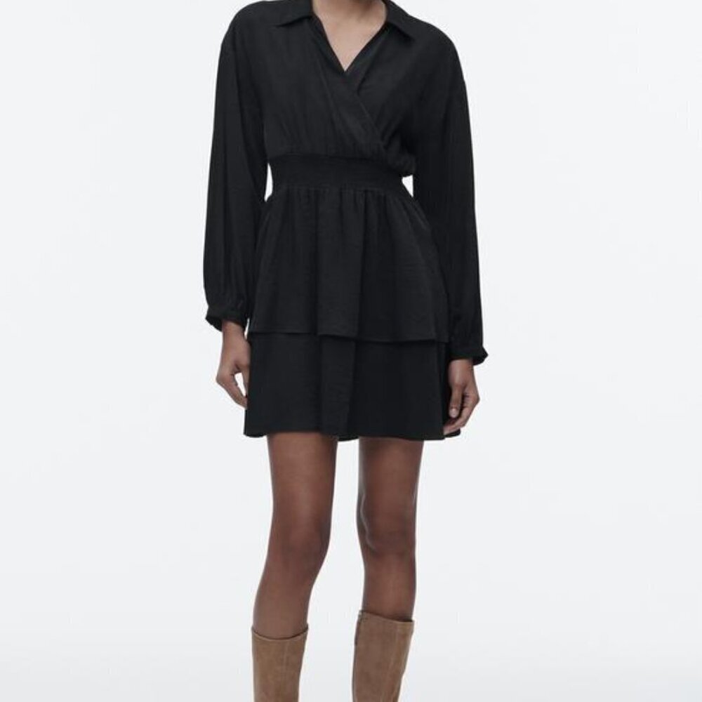 Zara Women's Black Dress SIZE S 2566/866/800